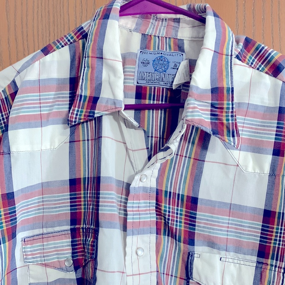 Vintage American Hero Western Mens shirt XL